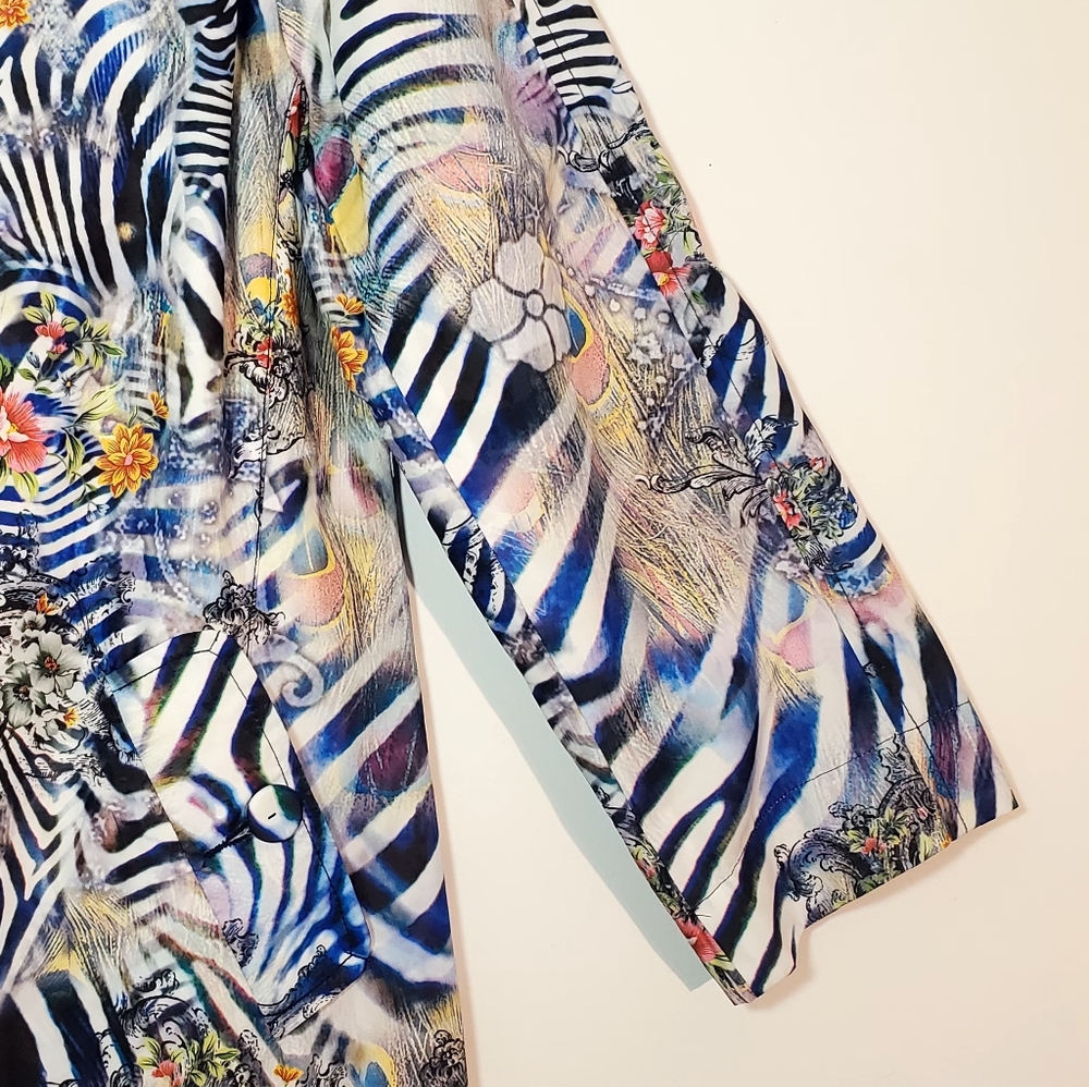 Etoile Du Monde Multicolor Button Jacket - image 5